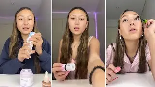 GRWM  ( get ready with me ) ambersvl0gz compilation ❤️(skincare, makeup, outfits) 134😘