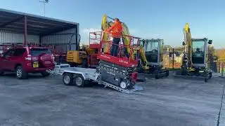 Indespension Challenger scissor lift trailer