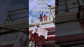 Rigging operation at Offshore. #моряк #ship #seamanstory