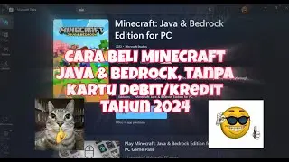 TUTORIAL BELI MINECRAFT JAVA & BEDROCK EDITION (PC) TAHUN 2024, MURAH, TANPA KARTU KREDIT/DEBIT!