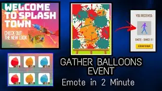 Holi Balloon event free fire bug solved | Gather balloons event ff complete in 2-5 minutes