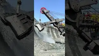 A 10-cubic-meter mining electric shovel.