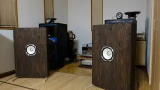 平面バッフル　Fostex FX200 DENON PMA600NE