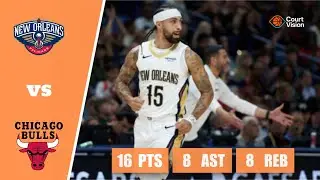 Jose Alvarado - 16 Points, 8 Assists, 8 Rebounds vs Bulls - 2025-26 Regular Season