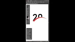 Illustrator Tutorial | Number 20 Logo Design | How to make logo design in Adobe Illustrator CC