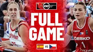 Spain 🇪🇸 vs Czechia 🇨🇿 | Women | Full Quarter-Finals Game | FIBA 3x3 U23 World Cup 2025