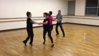 Cha Cha silver continuous locks with overturn