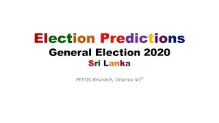 Sri Lanka - General Election 2020