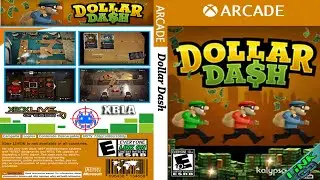 Dollar Dash (2013) - Full Gameplay | XBOX 360 ARCADE  |   UHD | 4K |