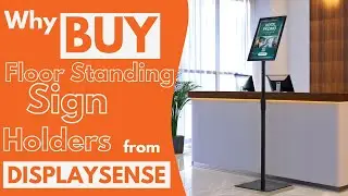Floor Standing Poster Display Stands | Top Features & Benefits from Displaysense