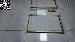 Steel Coffee Table with Glass Mirror Tops