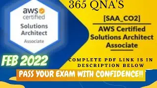 AWS Certified Solutions Architect &ndash; Associate (SAA-C02) Certification QUESTION ANSWER 2022|#SAA_C02