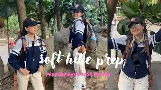 pe pt hike prep | cozy fit check & essentials 🤍⛰️