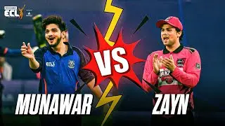 Munawar Hits Zayn Saifi for SIXES | Zayn - Wasim Partnership | ECLT10