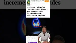 Apple iPhone 17 Event Disappoints Wall Street | Stock Slips After &ldquo;Awe-Dropping&rdquo; Reveal