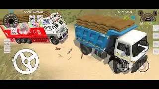 Tata truck and tata dumper ghat ⛰️chadte huye  kisme hai power