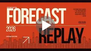 Brad Sumrok's 2026 Apartment Investor Forecast