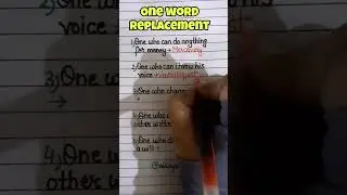 one word replacement #english #englishtips #grammartips #education