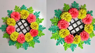 Beautiful wall hanging craft idea /wall hanging craft with paper/Wallmate @artcraftsbymeem1894