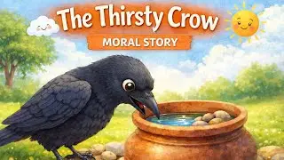 The Thirsty Crow 🐦 | Bedtime Moral Story