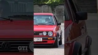 Tuning GOLF MK2 GTI with GOLF 8 GTI #modified #w&ouml;rthersee #carshow #tuningcars #looklow #volkswagen