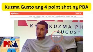 Kyle Kuzma Gusto ang 4 Point shot  ng PBA #philippinebasketballassociation
