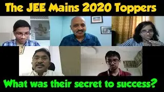 JEE Mains 2020 Toppers speak to T S Sudhir | Three 100 percentile Score | Know their Success Mantra