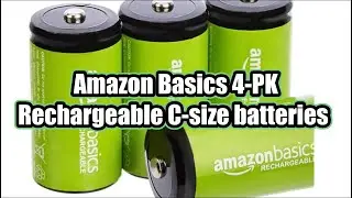 Amazon Basics 4-pack RECHARGEABLE C-size 5000 mAh BATTERIES Review
