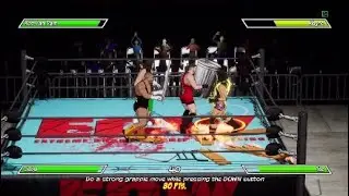 Action Arcade Wrestling ECW hardcore rules match