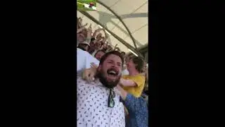 Ben Stokes Winning Stroke at Leeds 3rd Test Ashes 2019. Fans Erupts in joy!!!!