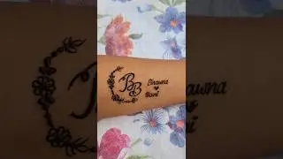Bani🌸Bhawna ❤️Requested name #tattoo #mehndi #mehendidesign #youtubeshorts #shorts #short