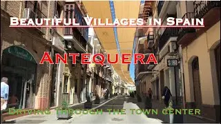 Spain: Driving through Antequera Town and El Torcal Málaga - Country side of Spain