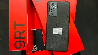Unboxing OnePlus 9RT 5G (Hacker Black)with 6.62-inch FHD+ 120Hz AMOLED display, Snapdragon 888