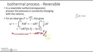 Free expansion and isothermal processes