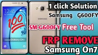 How to Remove SM-G600FY Frp free tool Sm On7 Frp remove kese kare #BM Technical#