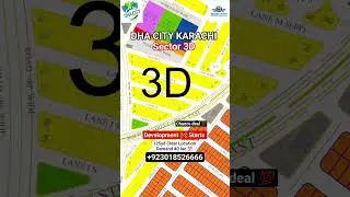 DHA City Karachi Sector 3D😱 #dhacitykarachi #realestate #dhakarachi #property