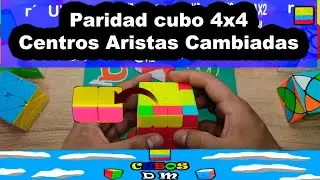 Paridad Aristas Volteadas | C&oacute;mo Resolver Paridad cubo 4x4 centros o aristas volteadas | HD Espa&ntilde;ol