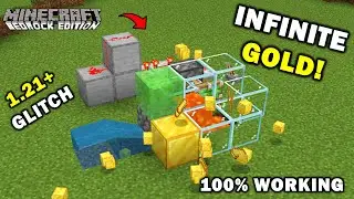 INFINITE Gold Farm in Minecraft Bedrock 1.21! (glitch) - How to get infinite Gold in Minecraft