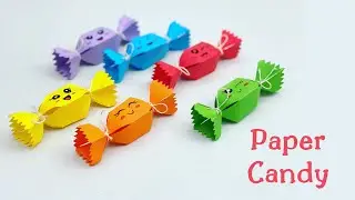 How To Make Easy Mini Paper Candy / Paper craft / Paper Crafts For School / Craft Ideas With Paper