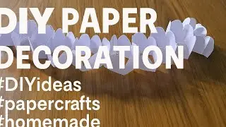 DIY Paper Heart Garland | Easy Handmade Decoration