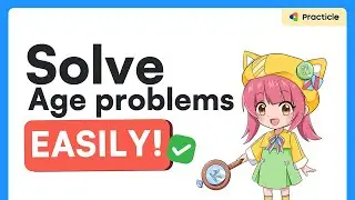 How to solve age problems easily | P5 math Singapore