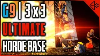 UNBREAKABLE : 3x3 Horde Base (Almost NO Damage!)  | 7 Days to Die