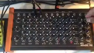 Arp Avatar being sequenced by an MFB Urzwerg CV/Gate