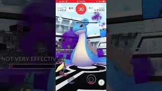 Ice Shard/Skull Bash Shadow Lapras Solo Raid 2 (No Purify Gems, Cloudy) #pokemongo #solo #viral