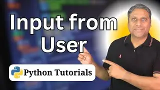 Python Tutorial - How to Take User Input in Python | Input Function Explained