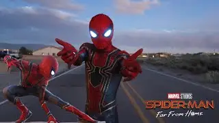 REAL LIFE IRON SPIDER-MAN SUIT WITH GLOWING LENSES (SPIDER-MAN NO WAY HOME)