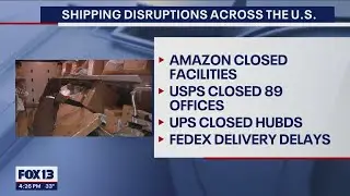 Shipping disruptions across the US | FOX 13 Seattle