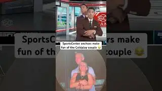 Randy Scott and Gary Striewski reenacted the viral Coldplay couple 😂 #sportscenter #espn #funny