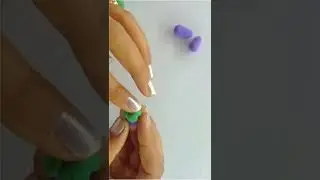 DIY how to make Vegetables with polymer clay part 2#shorts