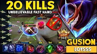 Time to Take Out the Trash. Hyper Combat Gusion Cosmic Gleam Gameplay! Gusion Best Build ML 2021